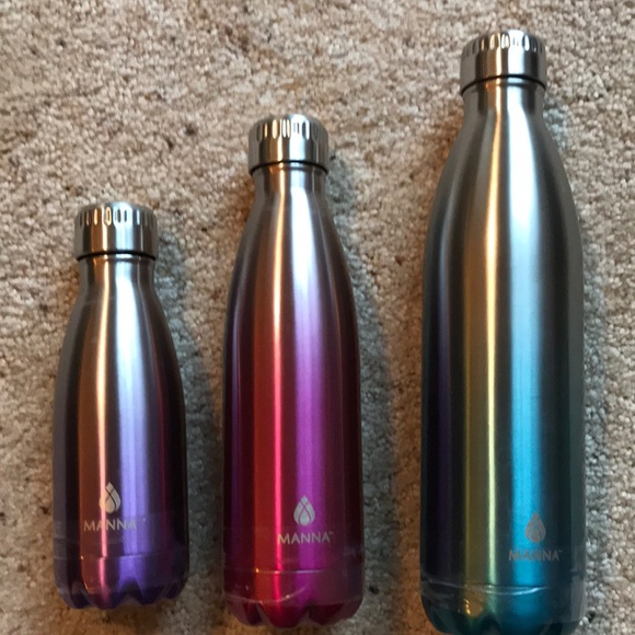 manna Other - Set of 3 MANNA stainless steel water bottles. NEW!